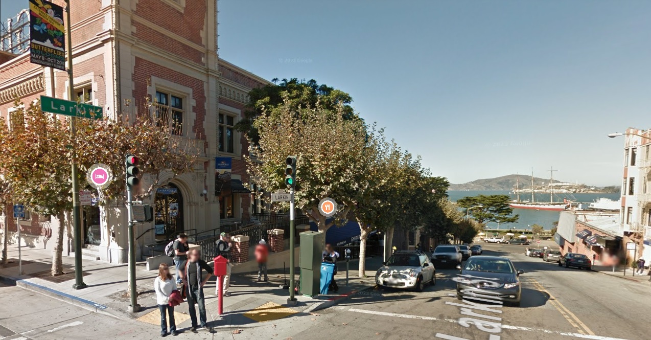 Ghirardelli up from the park